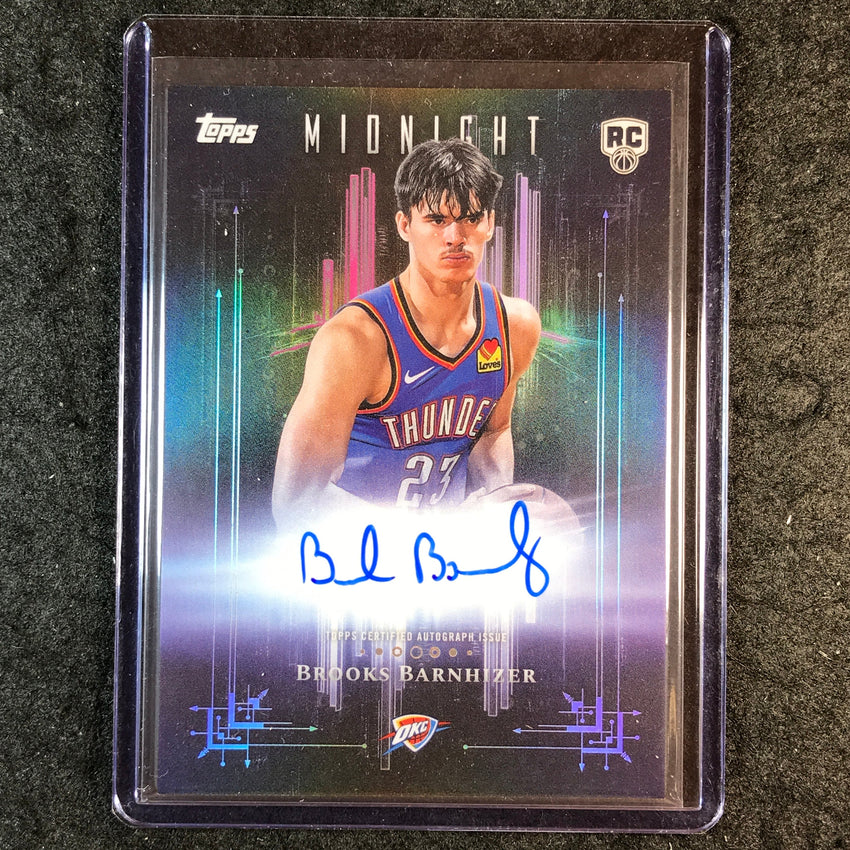 2025-26 Topps Midnight BROOKS BARNHIZER Dark Marks Rookie Auto #BB