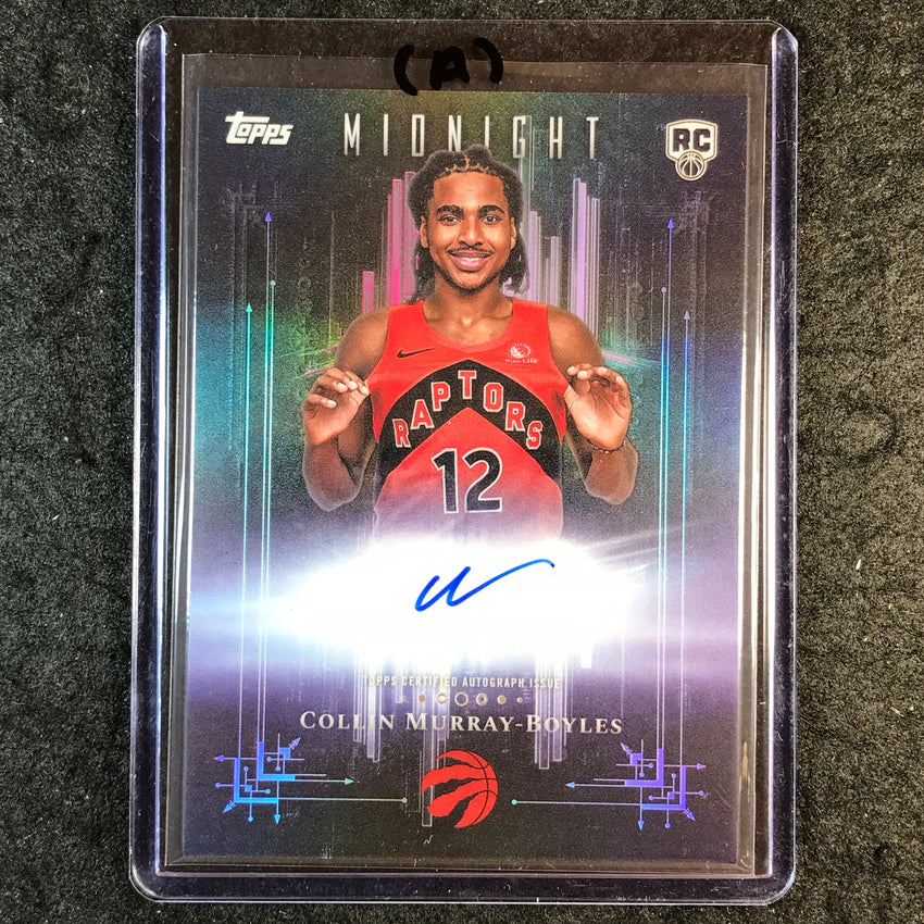 2025-26 Topps Midnight COLLIN MURRAY-BOYLES Dark Marks Rookie Auto #CM (A)