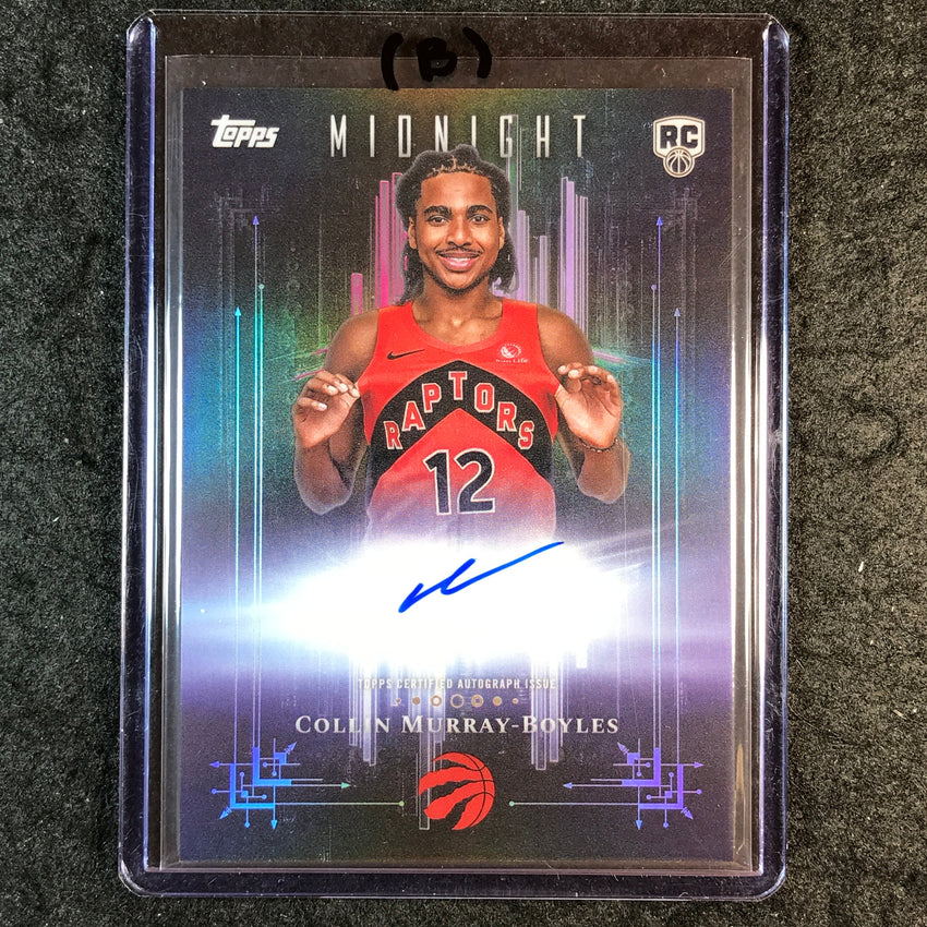 2025-26 Topps Midnight COLLIN MURRAY-BOYLES Dark Marks Rookie Auto #CM (B)