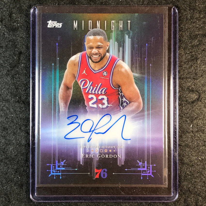 2025-26 Topps Midnight ERIC GORDON Dark Marks Auto #EG