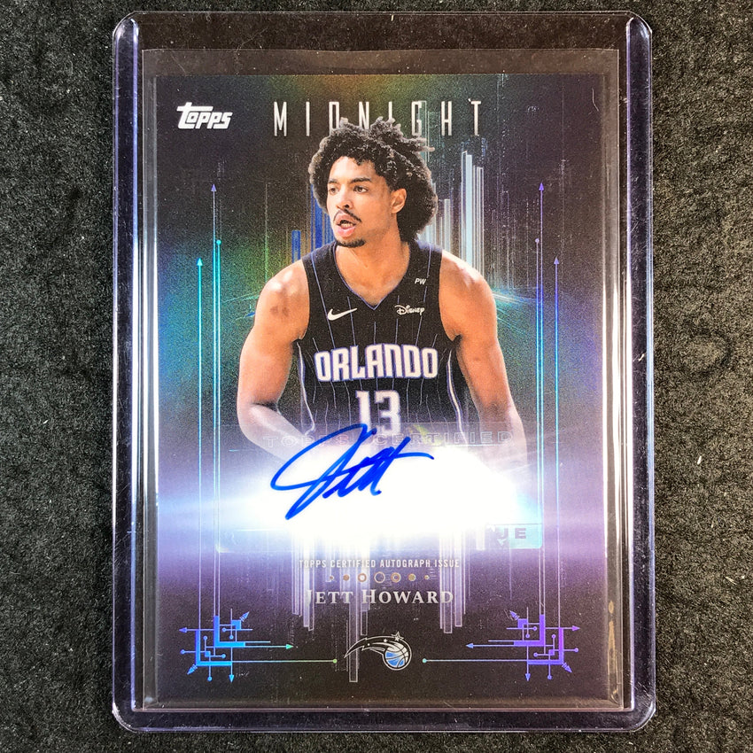 2025-26 Topps Midnight JETT HOWARD Dark Marks Auto #JHO