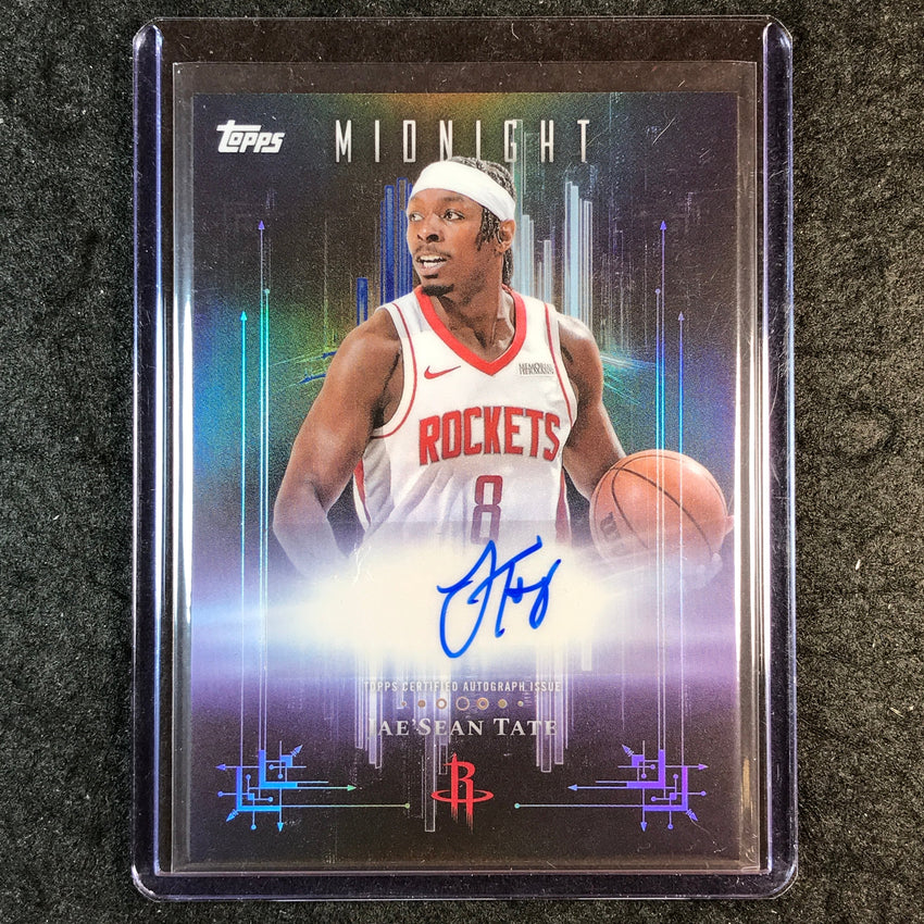 2025-26 Topps Midnight JAE'SEAN TATE Dark Marks Auto #JT