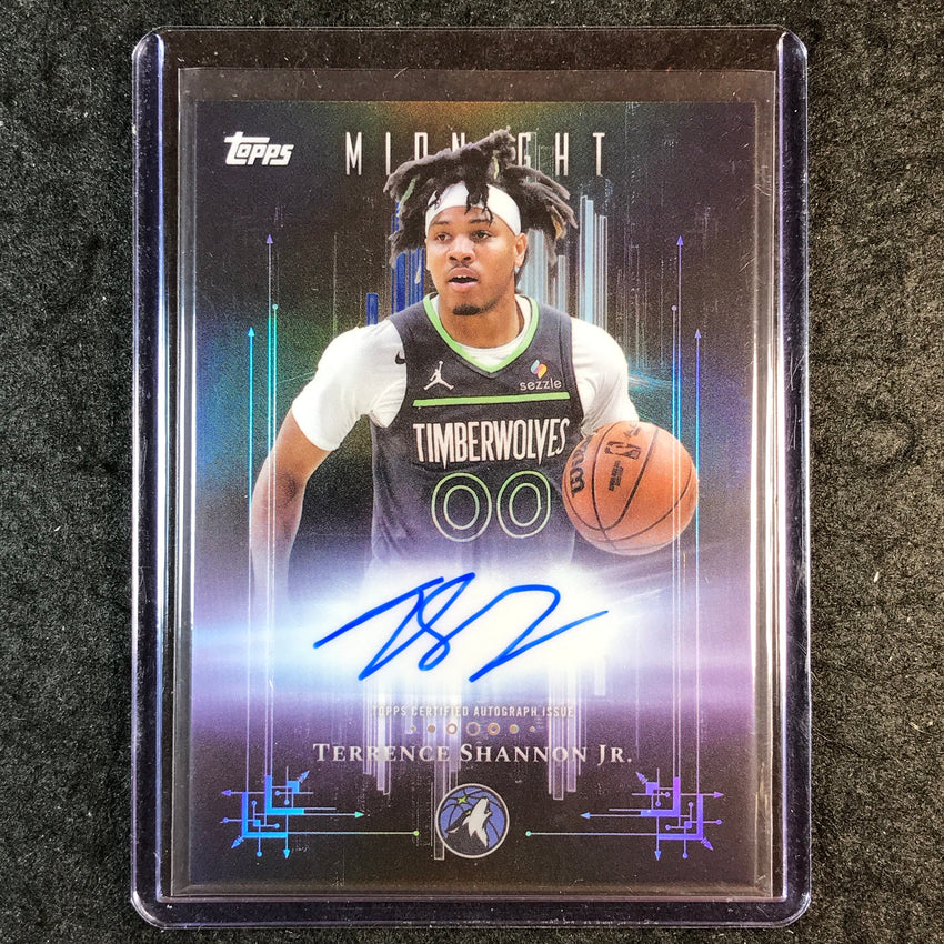 2025-26 Topps Midnight TERRENCE SHANNON JR. Dark Marks Auto #TS
