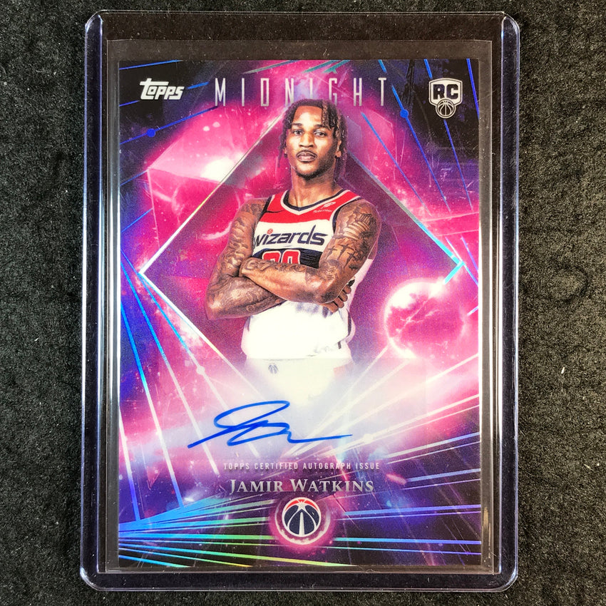 2025-26 Topps Midnight JAMIR WATKINS Dark Matter Rookie Auto #JW