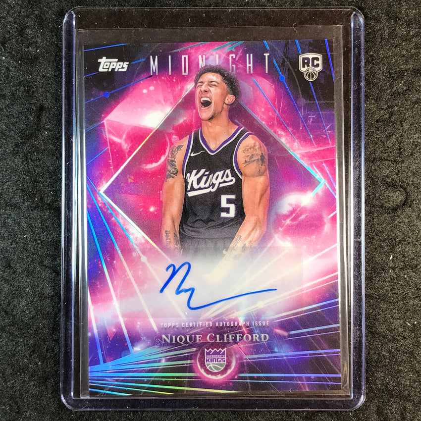 2025-26 Topps Midnight NIQUE CLIFFORD Dark Matter Rookie Auto #NC