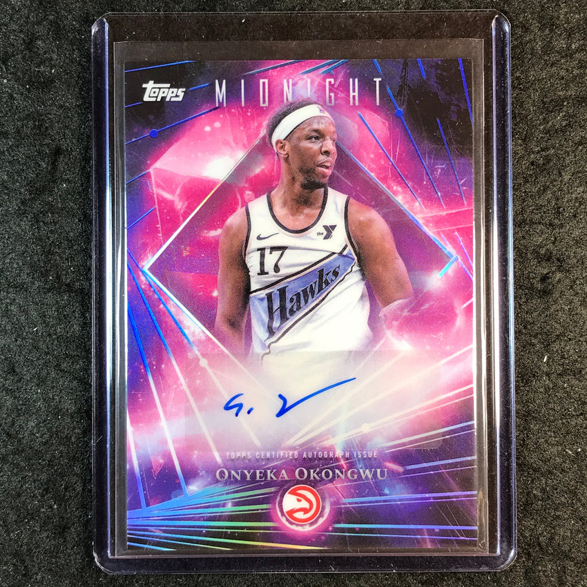 2025-26 Topps Midnight ONYEKA OKONGWU Dark Matter Auto #OO