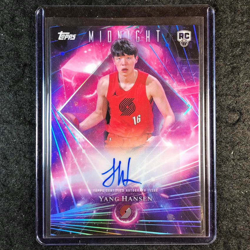 2025-26 Topps Midnight YANG HANSEN Dark Matter Rookie Auto #YH