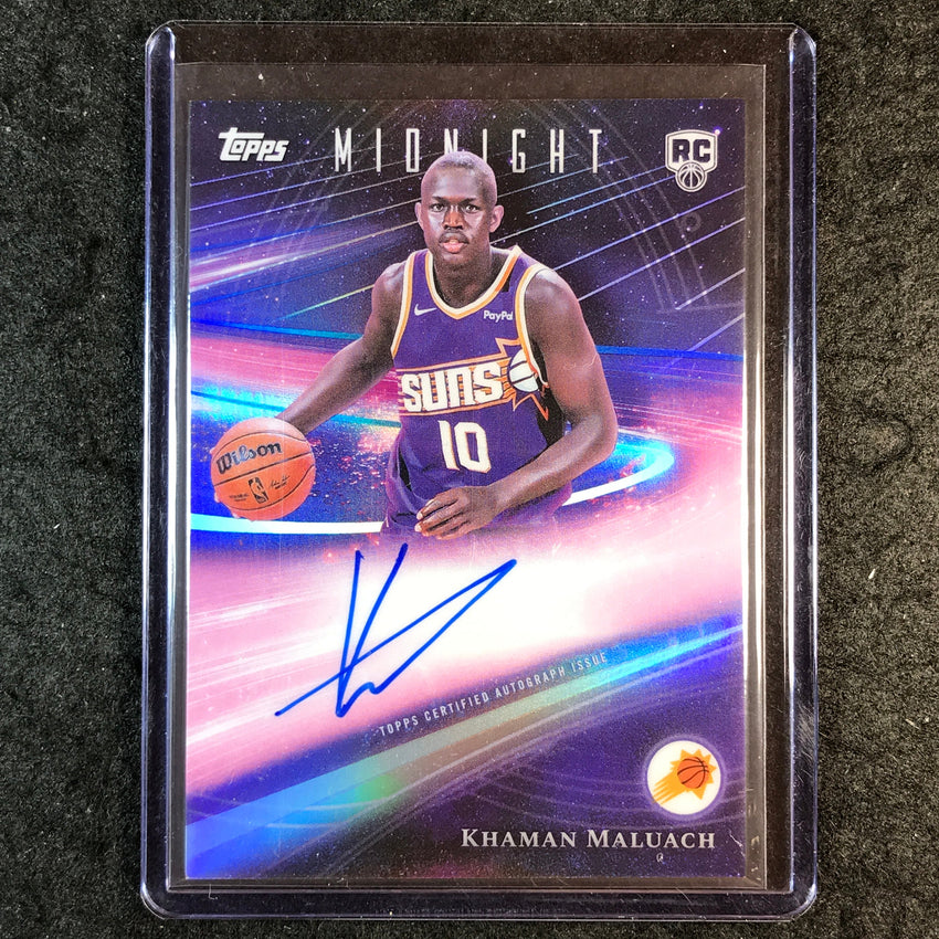 2025-26 Topps Midnight KHAMAN MALUACH Rookie Horizon Signatures Auto #KM