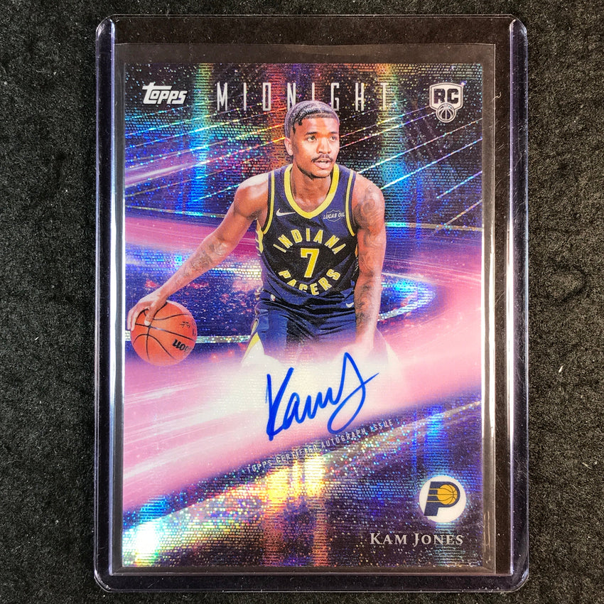 2025-26 Topps Midnight KAM JONES Rookie Horizon Auto Moon Beam SP #KJO