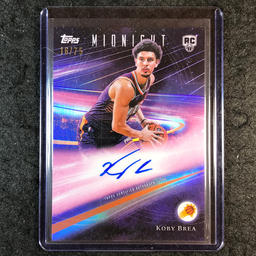 2025-26 Topps Midnight KOBY BREA Rookie Horizon Signatures Auto Dusk 16/75