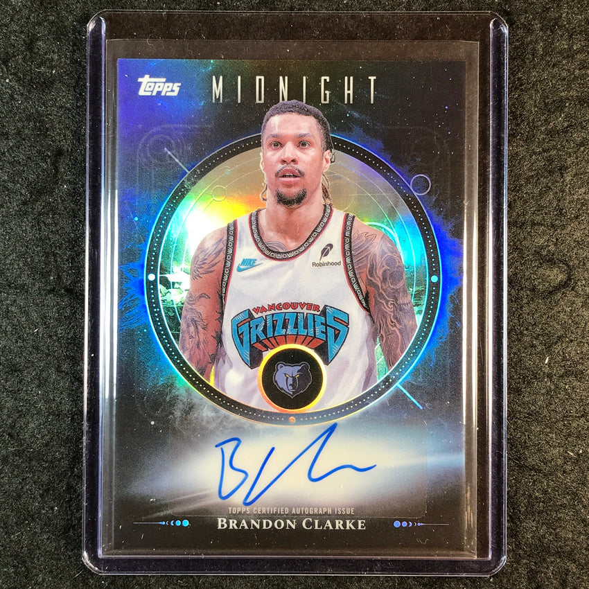 2025-26 Topps Midnight BRANDON CLARKE Midnight Oil Marks Auto #BC