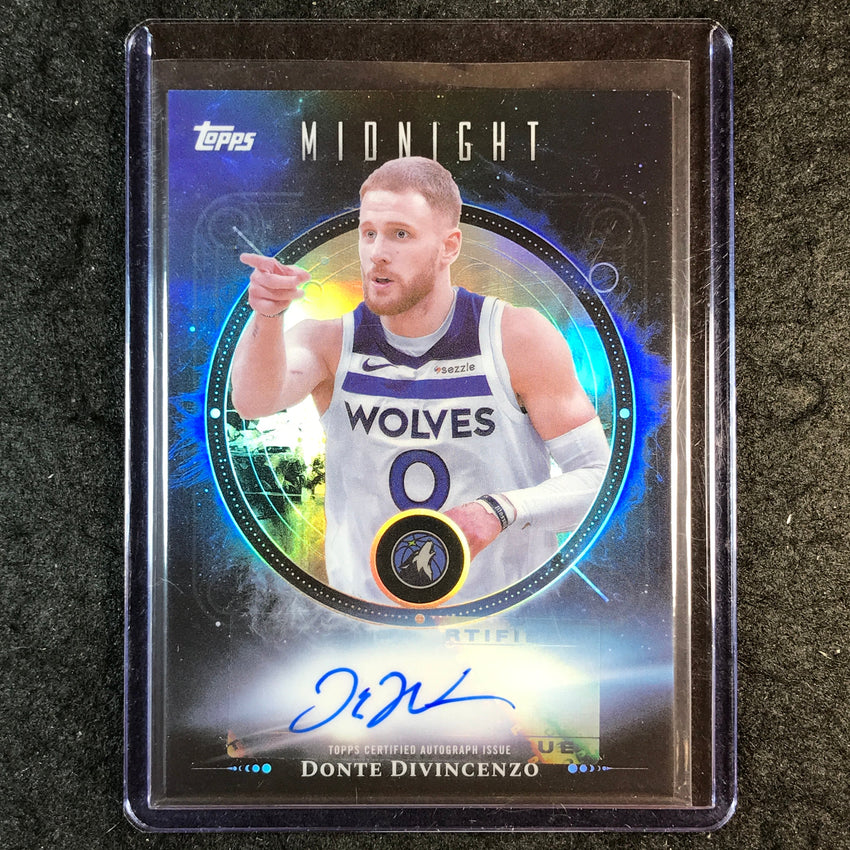 2025-26 Topps Midnight DONTE DIVINCENZO Midnight Oil Marks Auto #DD