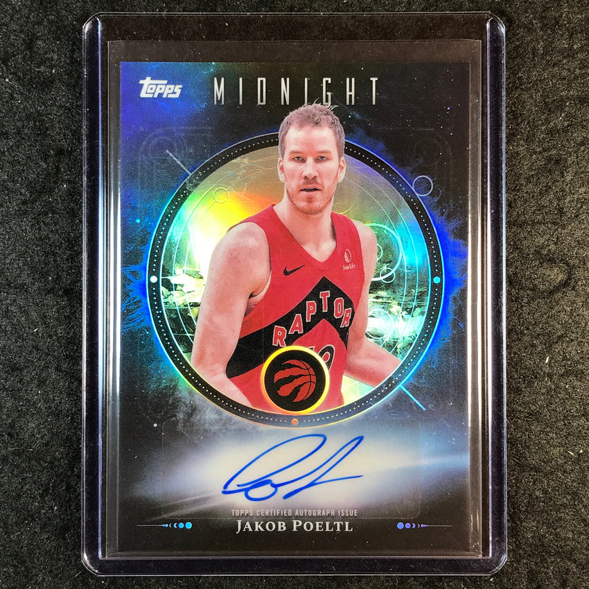 2025-26 Topps Midnight JAKOB POELTL Midnight Oil Marks Auto #JP