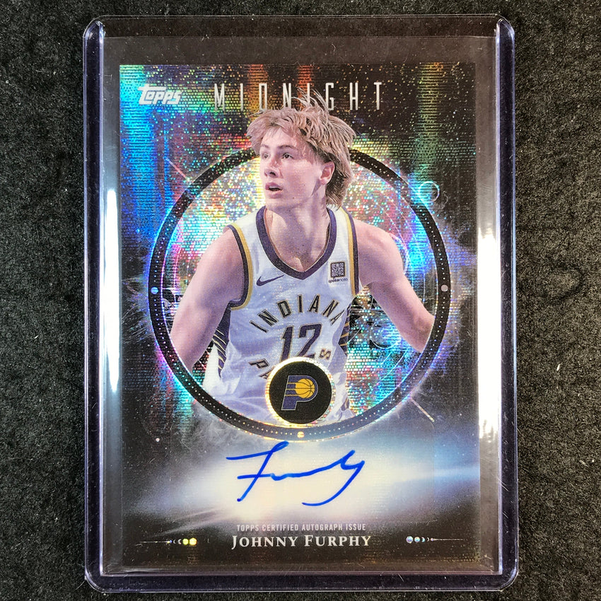 2025-26 Topps Midnight JOHNNY FURPHY Midnight Oil Marks Auto Moon Beam SP #JF