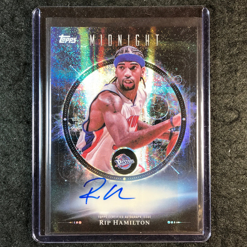 2025-26 Topps Midnight RIP HAMILTON Midnight Oil Marks Auto Moon Beam SP #RH