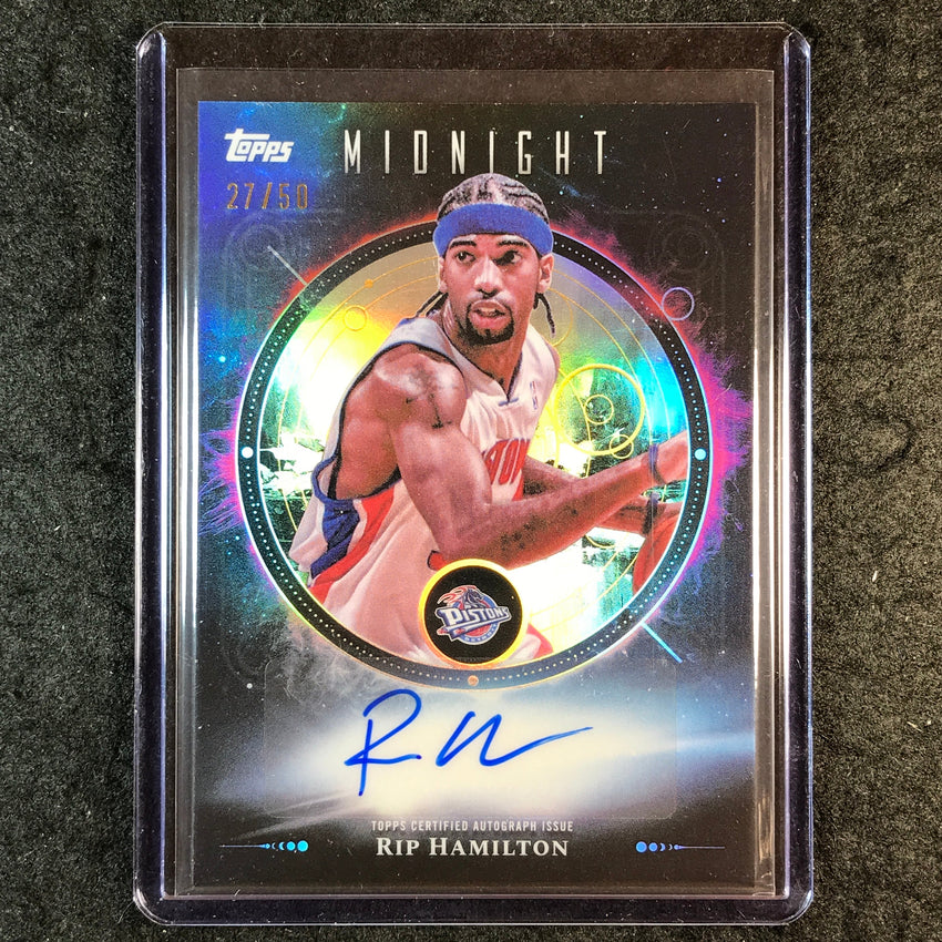 2025-26 Topps Midnight RIP HAMILTON Midnight Oil Auto Summer Solstice 27/50