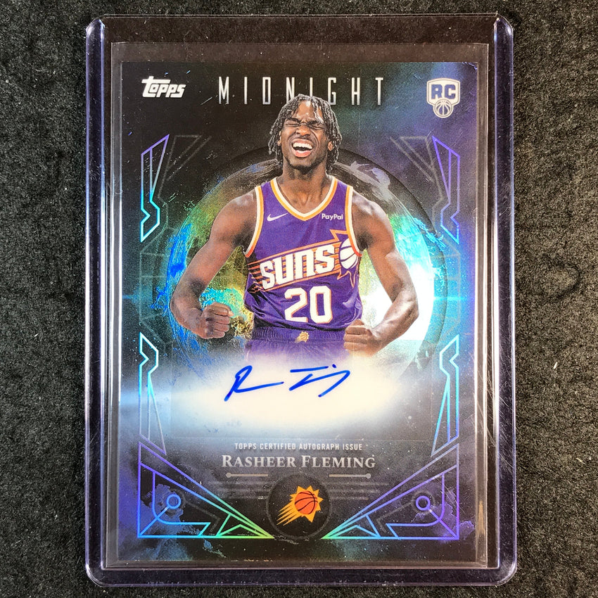 2025-26 Topps Midnight RASHEER FLEMING Midnight Suns Rookie Signatures Auto #RF