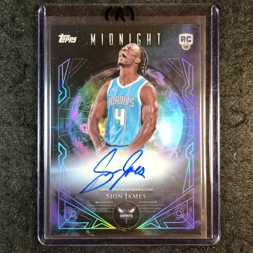 2025-26 Topps Midnight SION JAMES Midnight Suns Rookie Signatures Auto #SJ (A)
