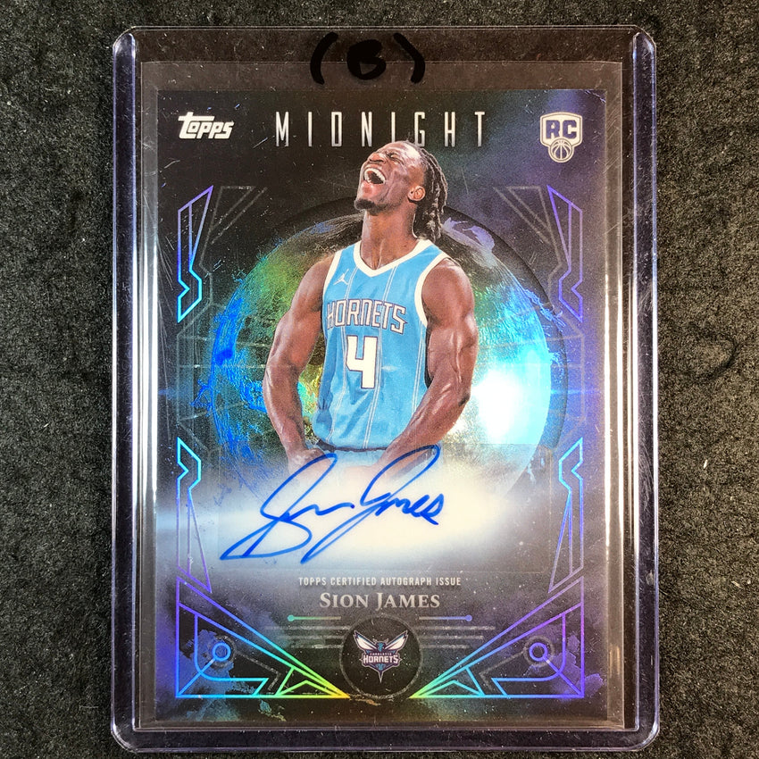 2025-26 Topps Midnight SION JAMES Midnight Suns Rookie Signatures Auto #SJ (B)
