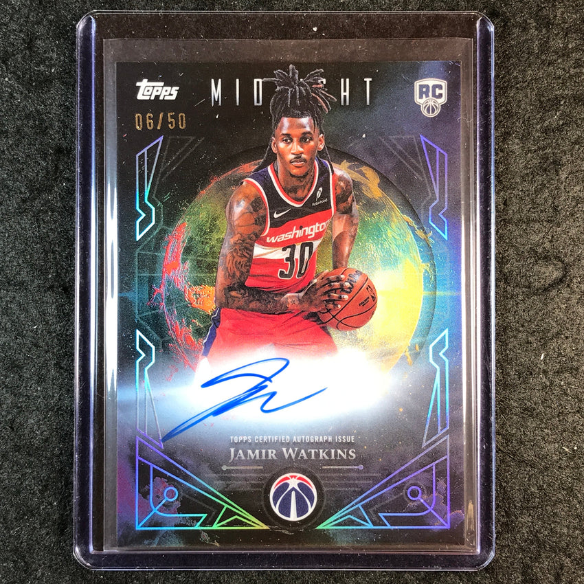 2025-26 Topps Midnight JAMIR WATKINS Midnight Suns Rookie Auto Summer 6/50