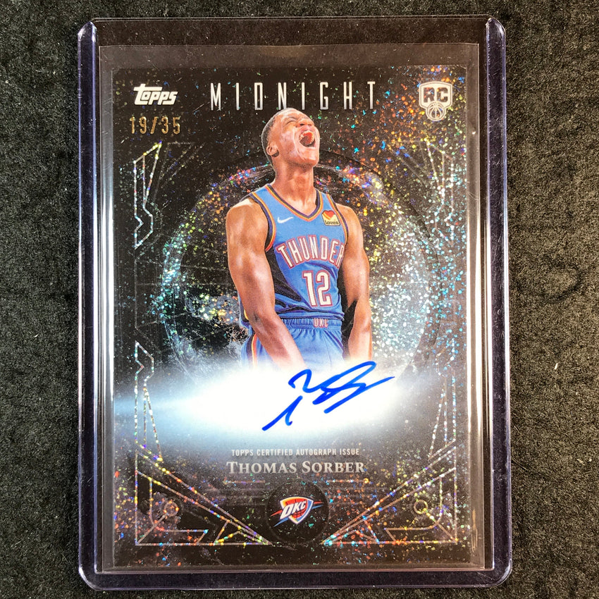 2025-26 Topps Midnight THOMAS SORBER Midnight Suns Rookie Auto Winter 19/35