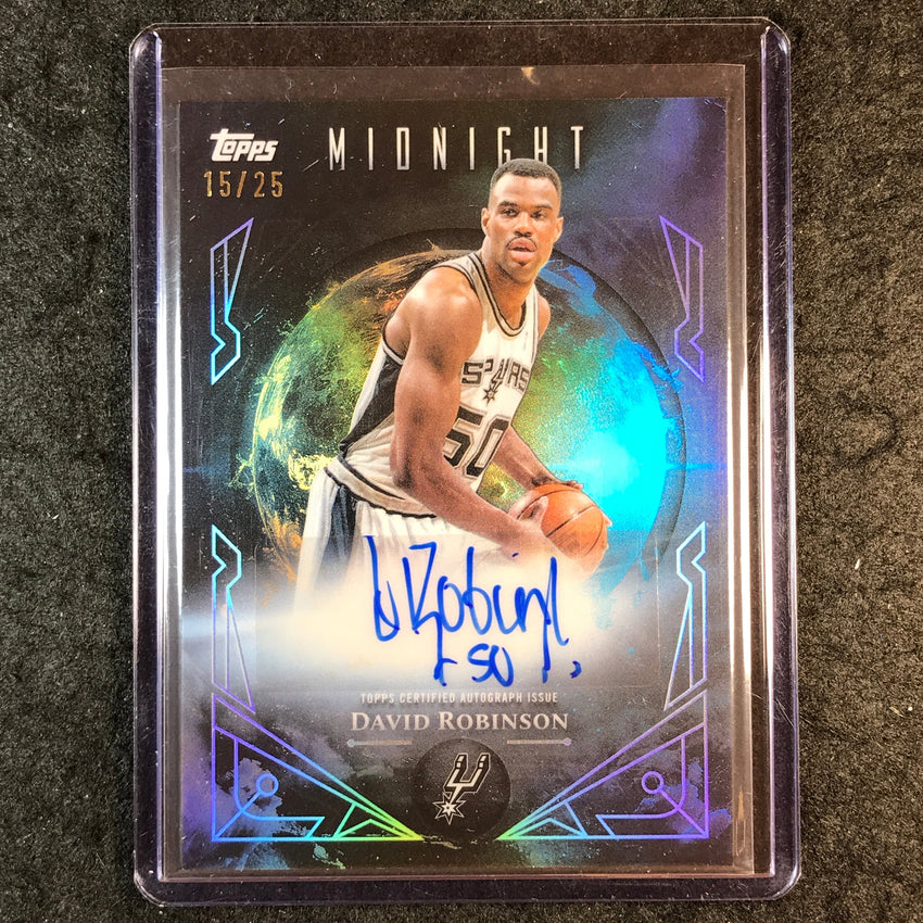 2025-26 Topps Midnight DAVID ROBINSON Midnight Suns Auto Moonrise 15/25