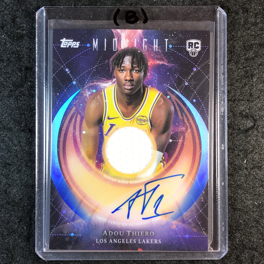 2025-26 Topps Midnight ADOU THIERO Rookie Jersey Auto #AT (B)