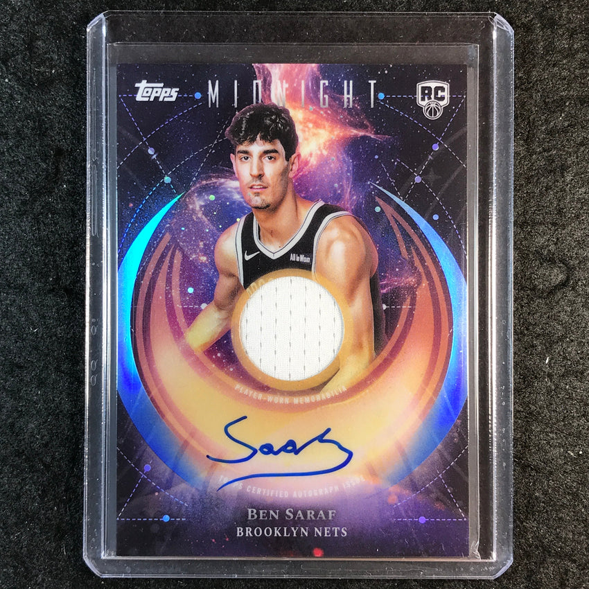 2025-26 Topps Midnight BEN SARAF Rookie Jersey Auto #BS