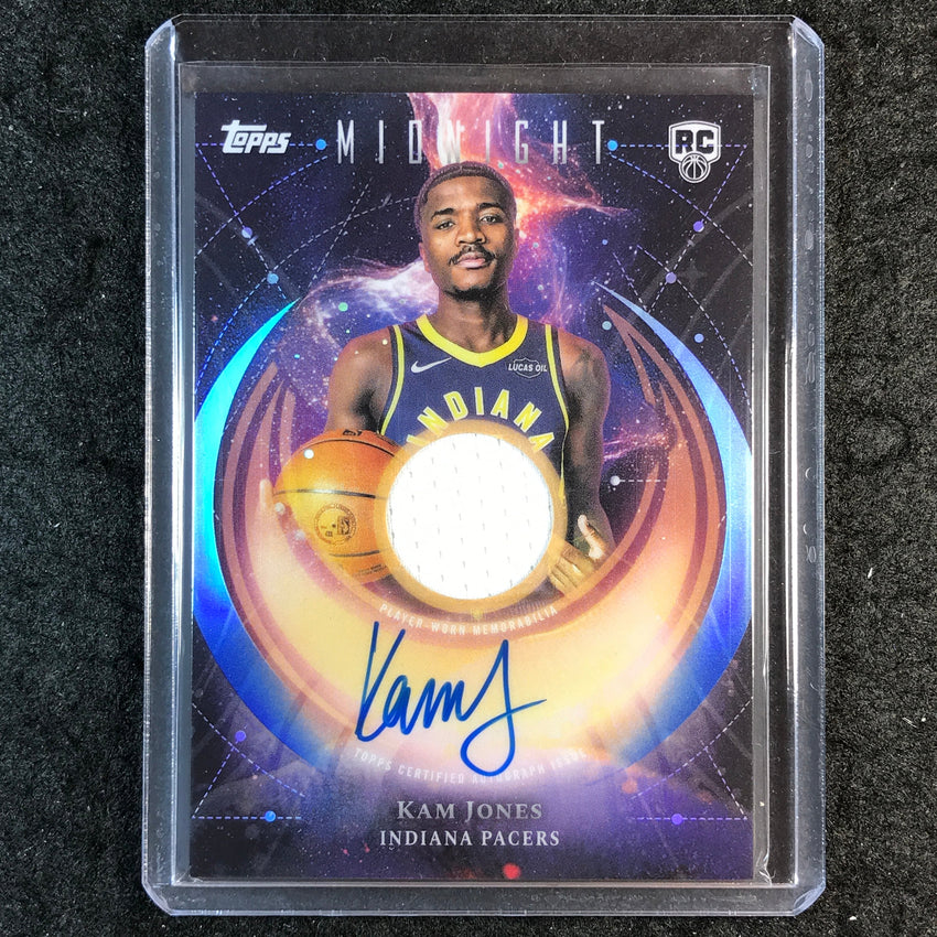 2025-26 Topps Midnight KAM JONES Rookie Jersey Auto #KJO