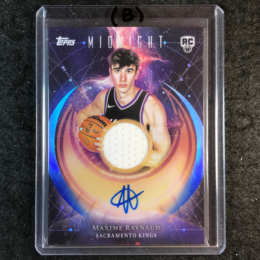 2025-26 Topps Midnight MAXIME RAYNAUD Rookie Jersey Auto #MR (B)
