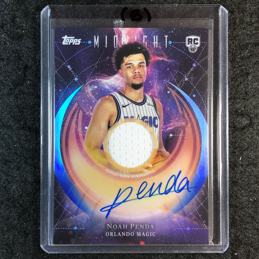2025-26 Topps Midnight NOAH PENDA Rookie Jersey Auto #NP (B)