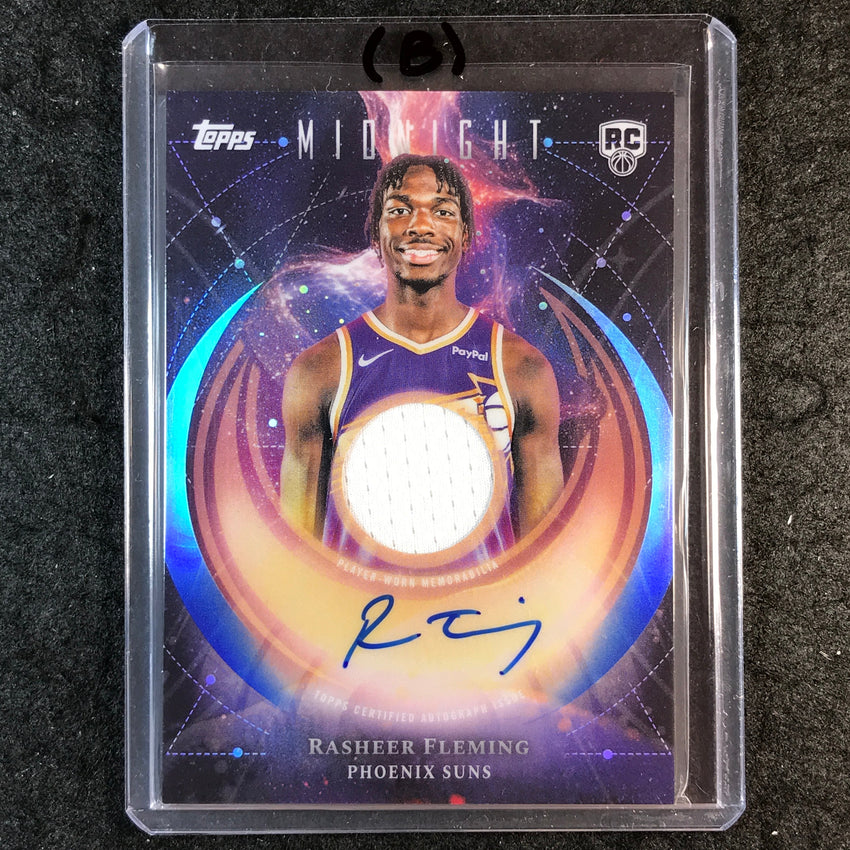 2025-26 Topps Midnight RASHEER FLEMING Rookie Jersey Auto #RF (B)