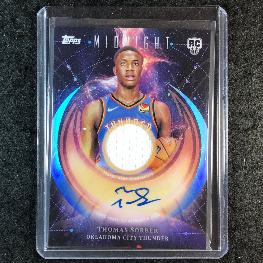 2025-26 Topps Midnight THOMAS SORBER Rookie Jersey Auto #TS