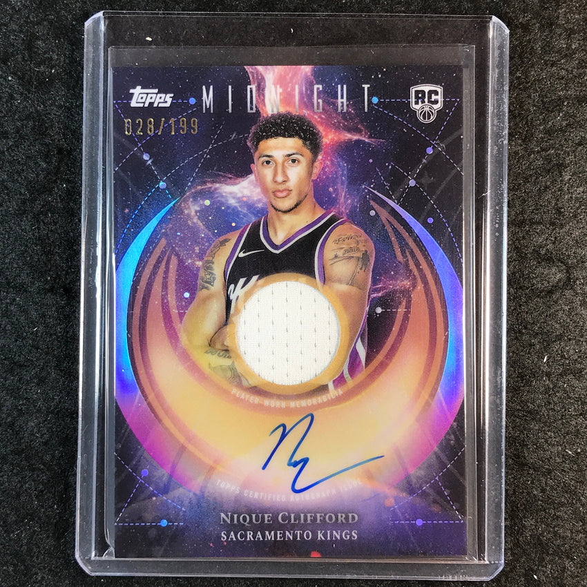 2025-26 Topps Midnight NIQUE CLIFFORD Rookie Jersey Auto Twilight 28/199