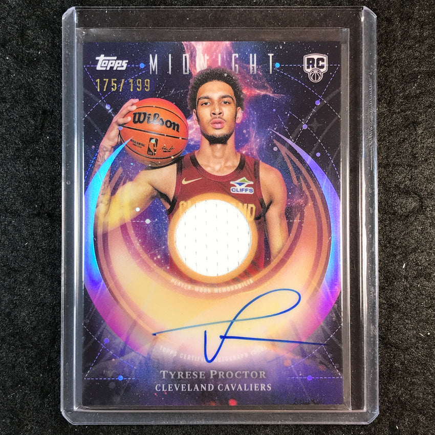 2025-26 Topps Midnight TYRESE PROCTOR Rookie Jersey Auto Twilight 175/199