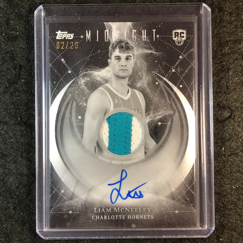 2025-26 Topps Midnight LIAM MCNEELEY Rookie Patch Auto Equinox 2/20