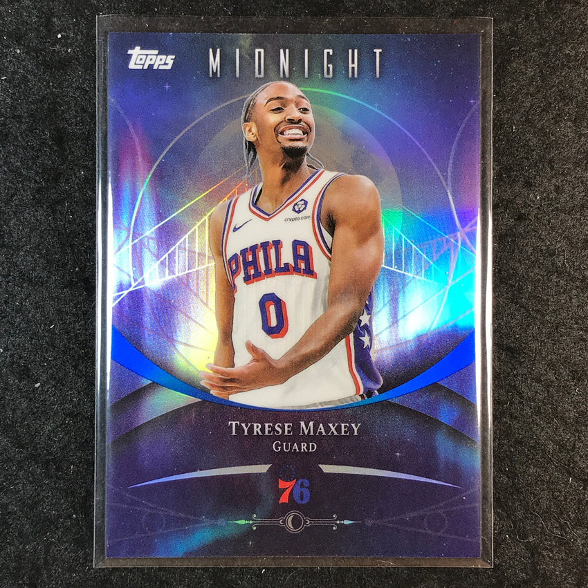 2025-26 Topps Midnight TYRESE MAXEY Base #8