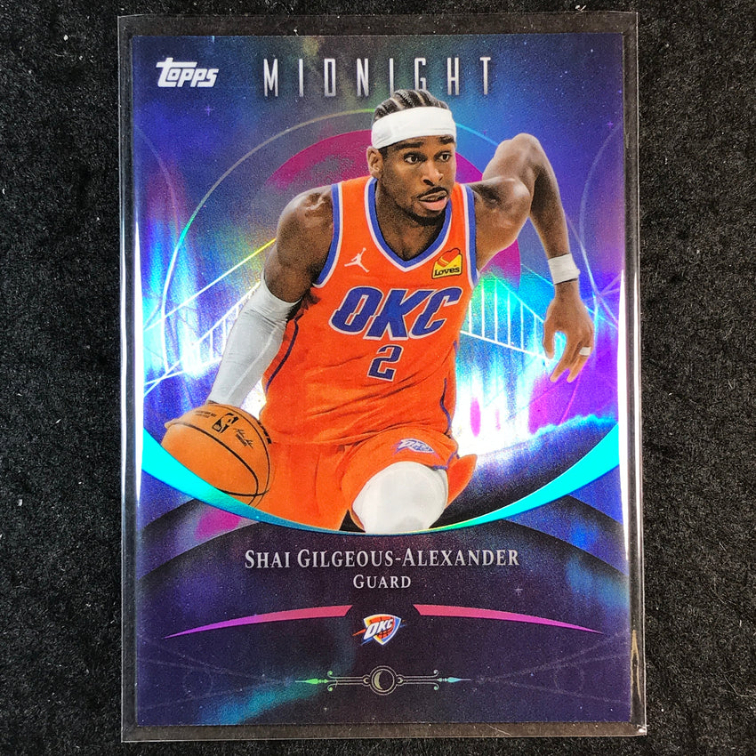 2025-26 Topps Midnight SHAI GILGEOUS-ALEXANDER Zodiac Refractor #56