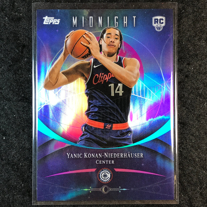 2025-26 Topps Midnight YANIC KONAN-NIEDERHAUSER Rookie Zodiac Refractor #90