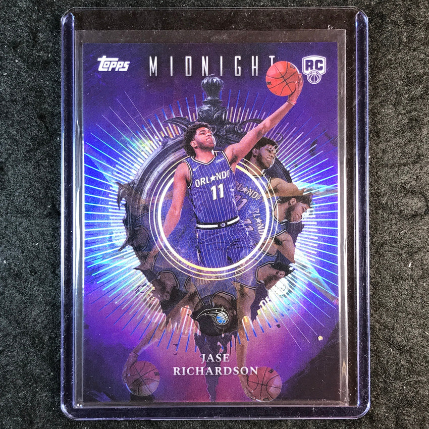 2025-26 Topps Midnight JASE RICHARDSON Insomnia Rookie #22