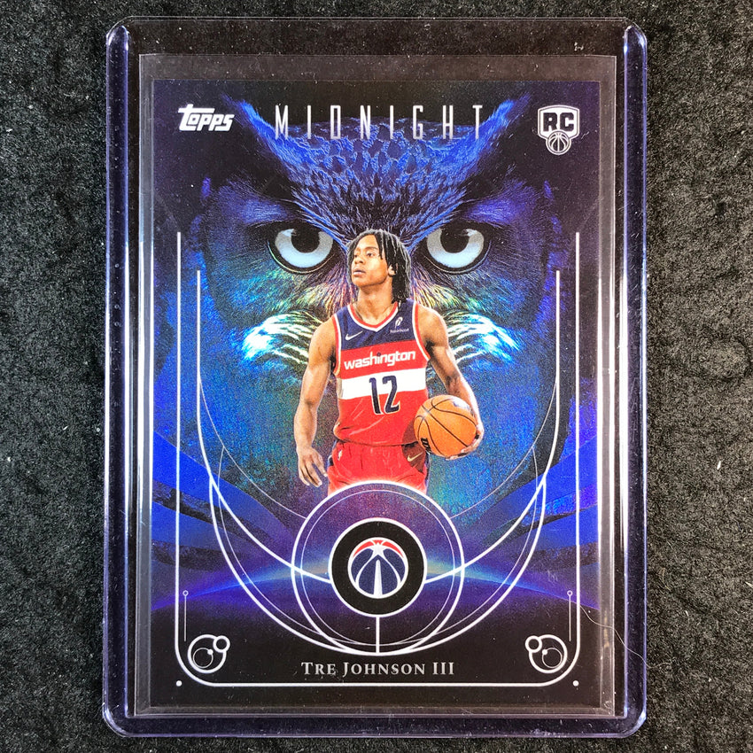 2025-26 Topps Midnight TRE JOHNSON III Night Owls Rookie #21