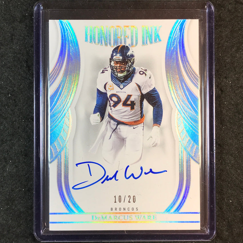 2025 Flawless Football DEMARCUS WARE Honored Ink Auto Silver 10/20