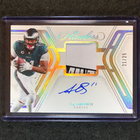 2025 Flawless Football A.J. BROWN Signature Gloves Relic Auto Gold 21/25