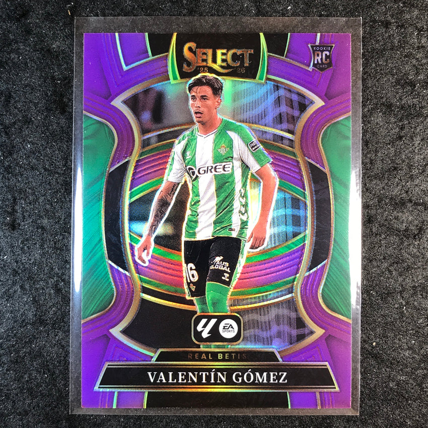 2025-26 Select La Liga VALENTIN GOMEZ Rookie Terrace Purple /125 #26