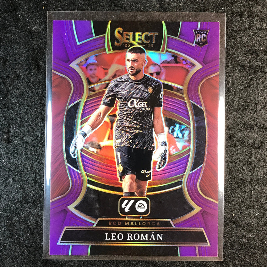 2025-26 Select La Liga LEO ROMAN Rookie Terrace Purple /125 #49