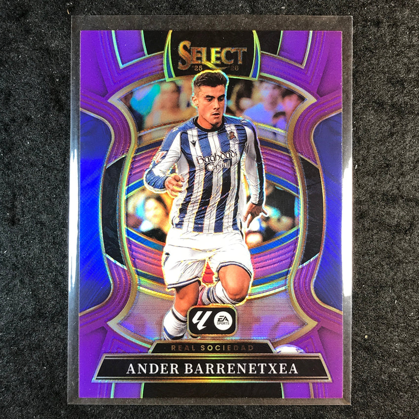 2025-26 Select La Liga ANDER BARRENETXEA Terrace Purple /125 #55