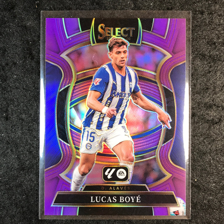 2025-26 Select La Liga LUCAS BOYE Terrace Purple /125 #75