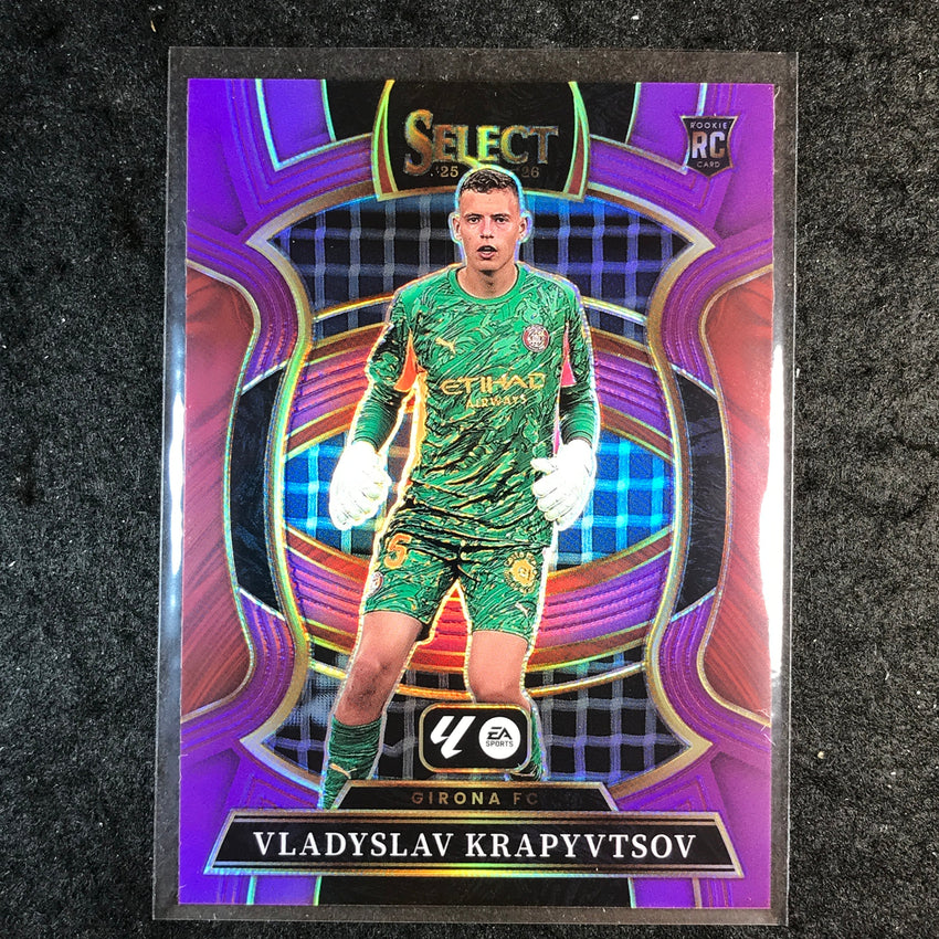 2025-26 Select La Liga VLADYSLAV KRAPYVTSOV Rookie Terrace Purple /125 #78