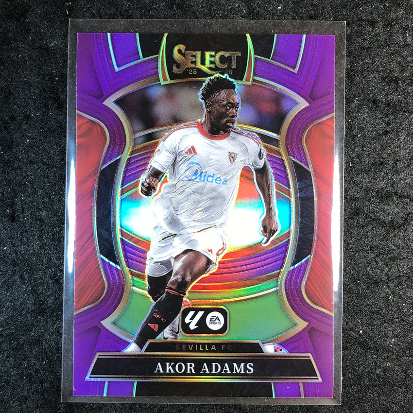 2025-26 Select La Liga AKOR ADAMS Terrace Purple /125 #81