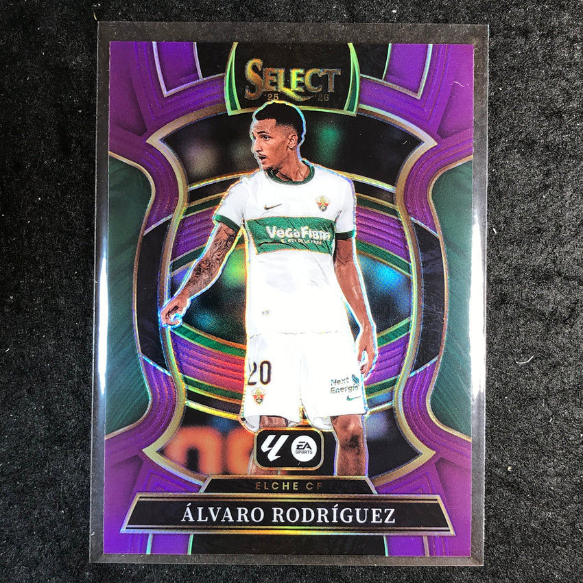 2025-26 Select La Liga ALVARO RODRIGUEZ Terrace Purple /125 #89